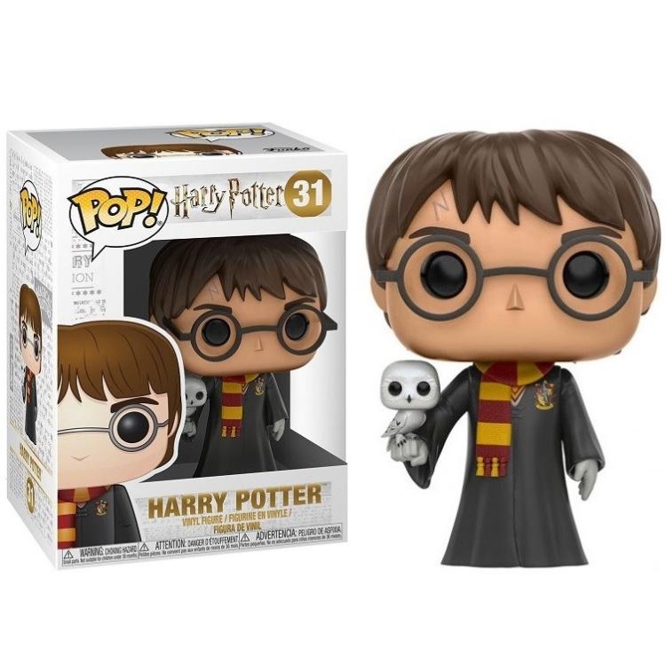 Funko Pop ! Harry Potter - (31) Harry W / Hedwig Edvige Figure Hogwarts 9Cm