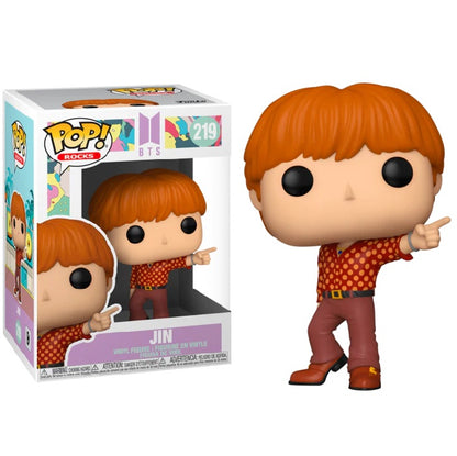 Funko Pop Rocks ! Bts Dynamite (219) Jin Mtv Unplugged Vinyl Figure 9Cm Boy Band
