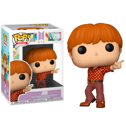 Funko Pop Rocks ! Bts Dynamite (219) Jin Mtv Unplugged Vinyl Figure 9Cm Boy Band