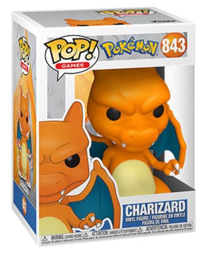 Funko Pop ! Games Pokemon (843) - Charizard Vinyl Figure 9Cm Charmeleon Evo