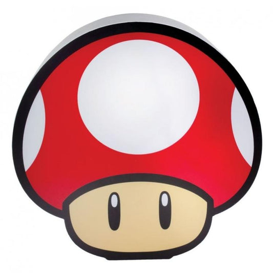 Paladone Lampada Tavolo 3D Super Mario Mushroom Light Fungo Luce Notturna Gadget