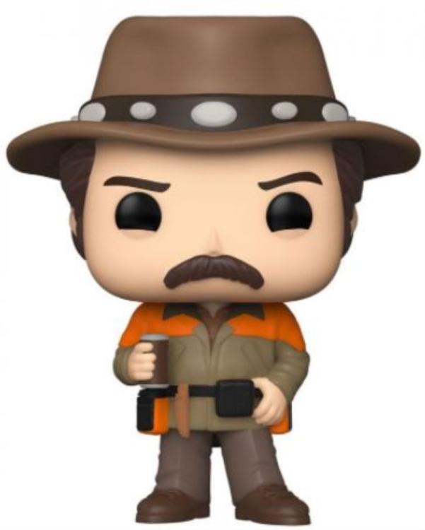 Funko Pop ! Television Parks And Recreation - (1150) Hunter Ron Vinyl Figure 9Cm