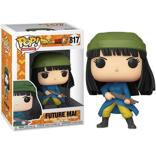 Funko Pop ! Dragon Ball Super - Future Mai (817) Girl Vinyl Figure Da Collezione