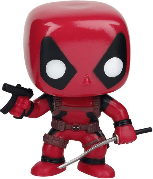 Funko Pop ! Marvel Universe - (20) Deadpool W/ Gun E Sword Figure Vinyl 9Cm