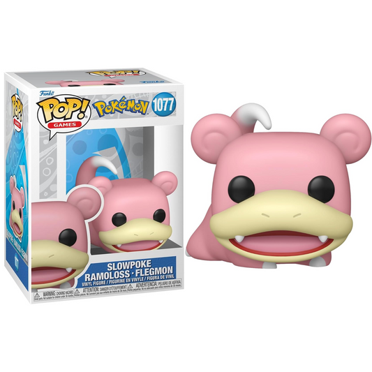 Funko Pop ! Games - Pokémon (1077) Slowpoke Vinyl Figure 9cm Pokemon