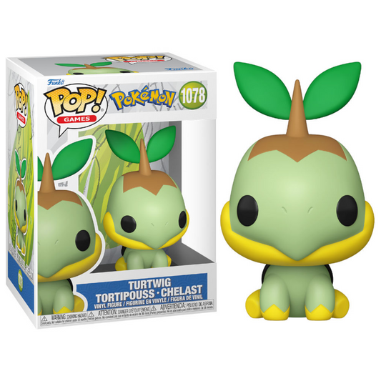 Funko Pop ! Games - Pokémon (1078) Turtwig Vinyl Figure 9cm (Preordine)