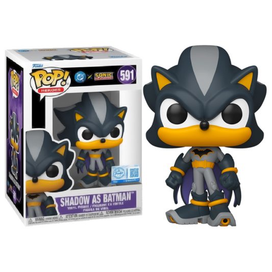 Funko Pop ! Heroes - DC X Sonic (591) Shadow As Batman 9cm (Preordine)