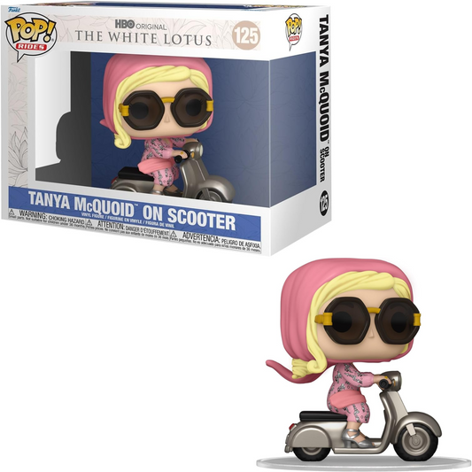 Funko Pop ! Rides - The White Lotus (125) Tanya McQuoid On Scooter 15cm