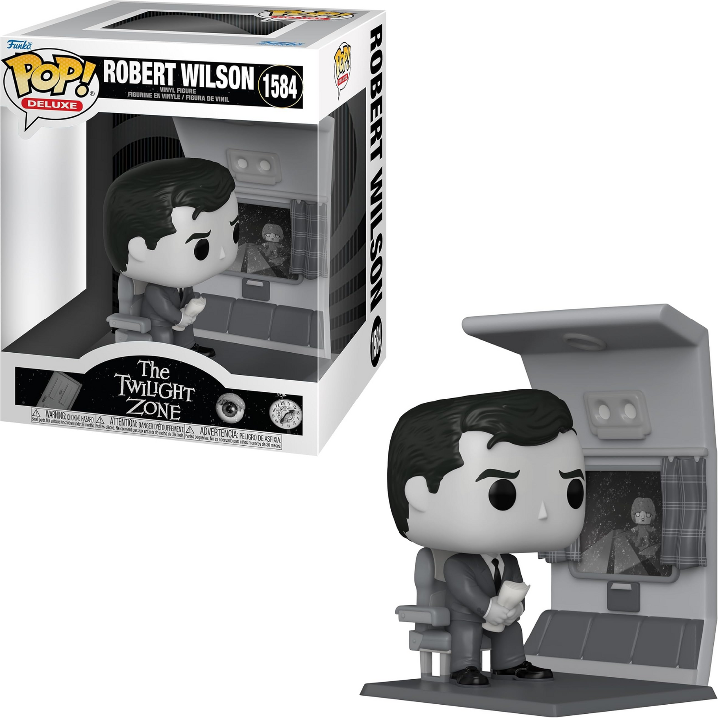 Funko Pop ! Deluxe - The Twilight Zone (1584) Robert Wilson Vynil Figure 9cm