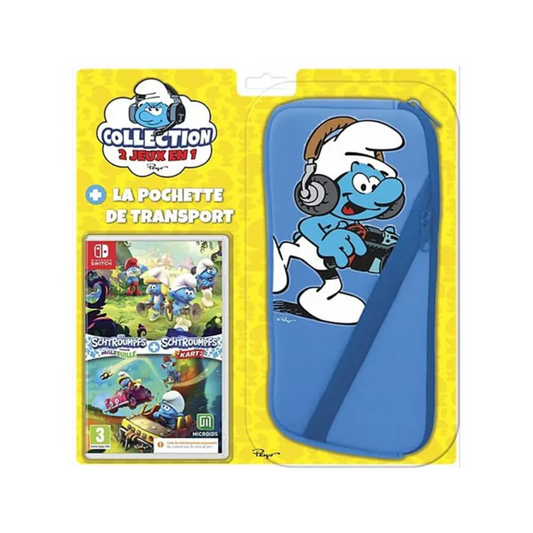 I Puffi Collection 2 Giochi in 1 + Travel Case Custodia Videogioco EU Multilingua Ita