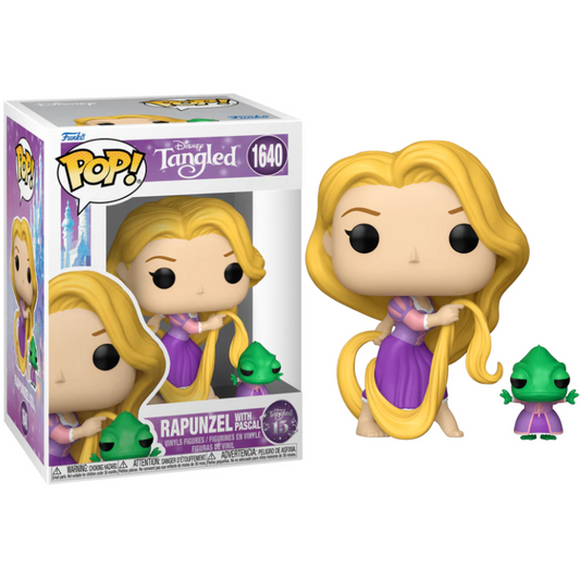 Funko Pop ! Disney - Rapunzel L'Intreccio della Torre (1640) Rapunzel w/Pascal 9cm (Preordine)