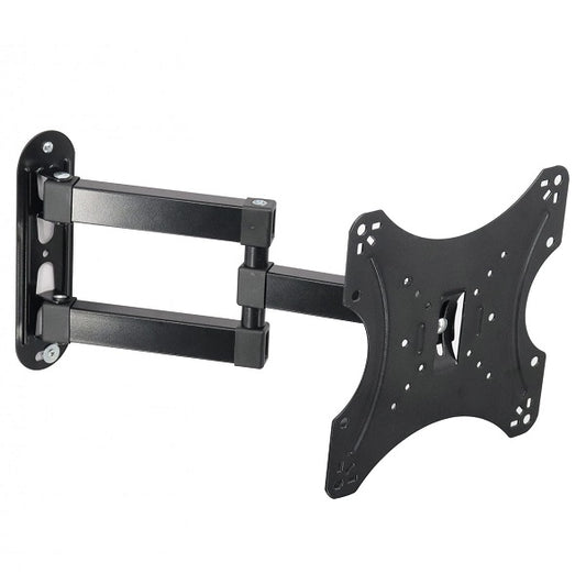 Fenner Tech Staffa Tv 14"-42" Full Motion Extra Slim 20Kg Braccio Snodabile Led