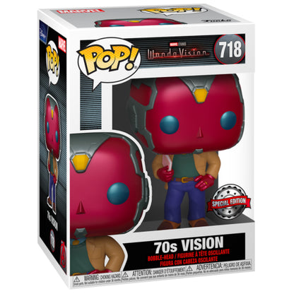 Funko Pop Marvel Wandavision 70S Vision Special Edition Vinyl Figure Sigillato