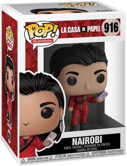 Funko Pop ! Television La Casa De Papel - (916) Nairobi Figure Casa Di Carta 9Cm