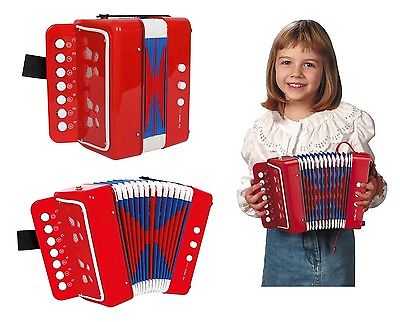 Mini Organetto Fisarmonica Strumento Musicale Di Musica Idea Regalo Per Bambini