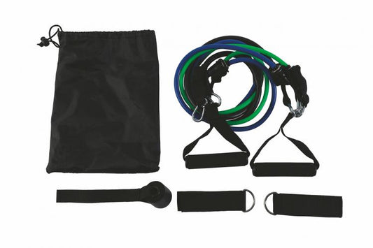 Fitlover Kit 3 Fasce Bande Elastiche Elastici Fitness Palestra Resistenza Forza