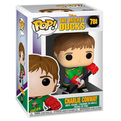 Funko Pop Mighty Ducks 788 - Charlie Conway Hockey Sul Ghiaccio Vinyl Figure