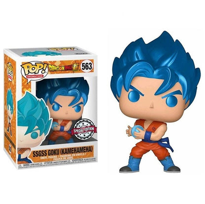 Funko Pop Dragon Ball Super (563) Ssgss Goku Kamehameha Special Edition Metallic
