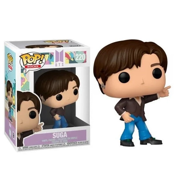 Funko Pop ! Rocks Bts Dynamite (220) Suga Mtv Unplugged Vinyl Figure 9Cm Boyband