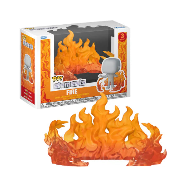 Funko Pop ! Elements Fire POP! Vinyl Figure Red 5 cm Fuoco