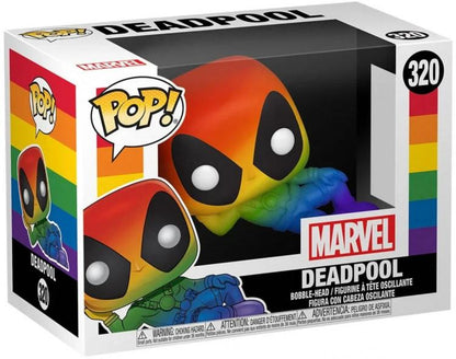 Funko Pop ! Marvel Pride - Deadpool (320) Vinyl Figure 9Cm Multicolor Dead Pool