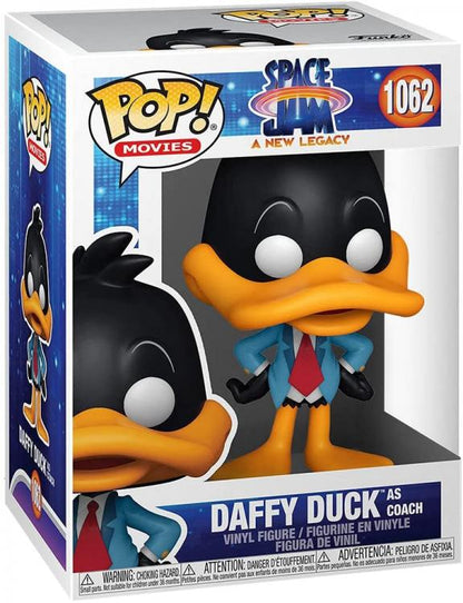 Funko Pop Space Jam A New Legacy 1062 - Daff Duck As Coach Vinyl Action Figure