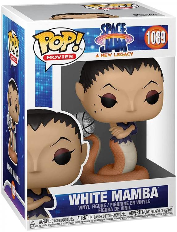 Funko Pop Space Jam A New Legacy 1089 White Mamba Vinyl Action Figure Statuetta