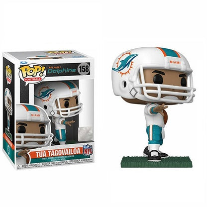 Funko Pop Nfl Dolphins 158 Tua Tagovailoa Football Vinyl Statua Actione Figure