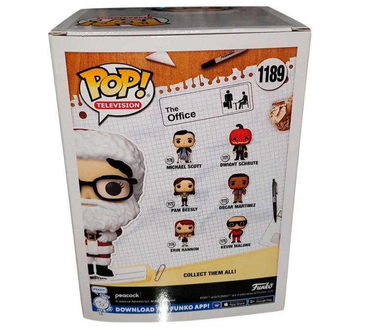 Funko Pop ! Television - The Office (1189) Phyllis Vance As Santa Babbo Natale