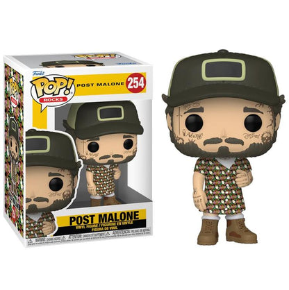 Funko Pop ! Rocks Post Malone Sundress (254) Vinyl Figure 9Cm Rock Music Icon