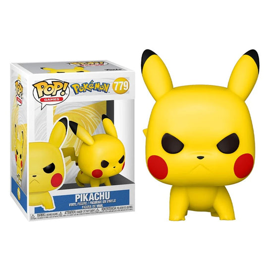 Funko Pop ! Games Pokemon - (779) Pikachu (Attack Stance) Figure 9cm