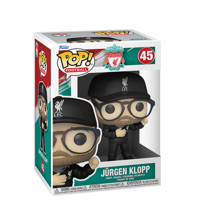 Funko Pop ! Football - (45) Jurgen Klopp Coach Liverpool Manager Figure 9Cm