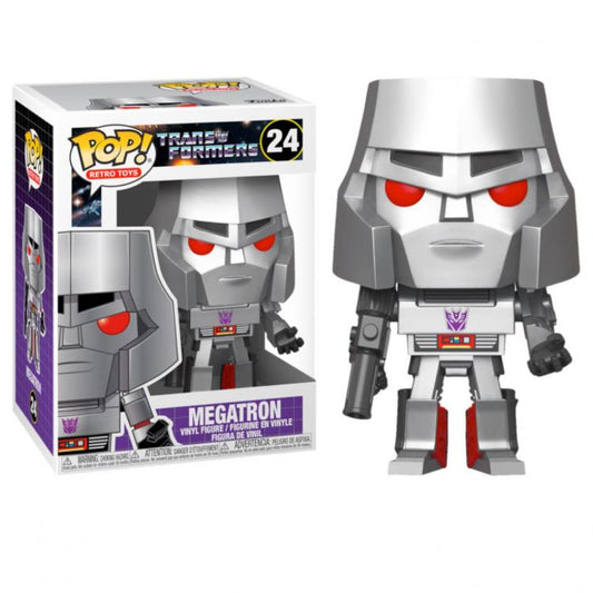 Funko Pop ! Retro Toys Transformers - (24) Megatron Figure Vinyl 9Cm Nuovo