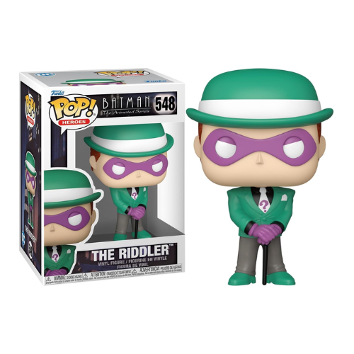 Funko Pop ! Heroes - Batman The Animated Series (548) The Riddler Figure 9Cm