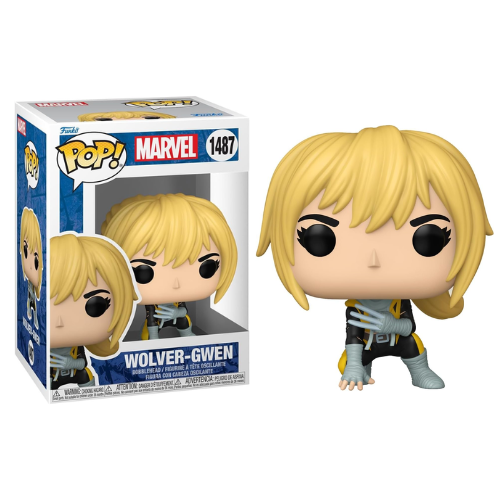 Funko Pop ! Marvel  - Gwen (1487) Wolver-Gwen (Gwenverine) Vinyl Figure 9cm