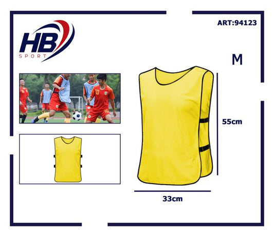 CASACCA SPORTIVA CALCIO PETTORINA CALCETTO FRATINO ALLENAMENTO SPORT GIALLO TG.M