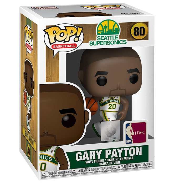Funko Pop ! Basketball Nba Seattle Supersonics - Gary Payton (80) Vinyl Figure