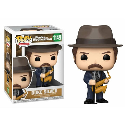 Funko Pop ! Television Parks And Recreation (1149) Duke Silver Figure 9Cm