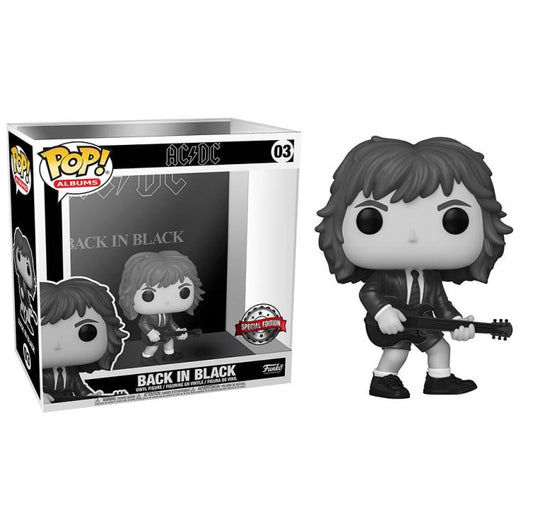 Funko Pop ! Albums Ac/Dc - (03) Back In Black Vinyl Ac/Dc Album Special Edition
