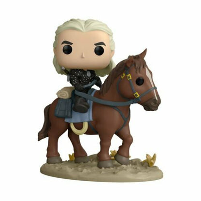 Funko Pop ! Rides Netflix The Witcher - Geralt And Roach (108) Vinyl Figure Exm