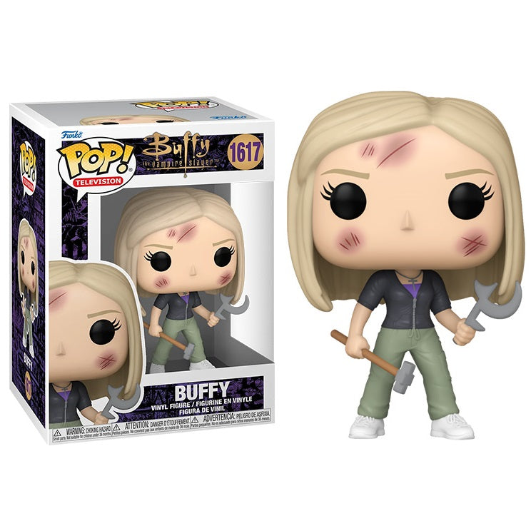 Funko Pop ! Television Buffy S2 - (1617) Buffy W/Weapons Vinyl Figure Tv 9Cm