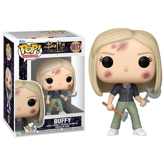 Funko Pop ! Television Buffy S2 - (1617) Buffy W/Weapons Vinyl Figure Tv 9Cm