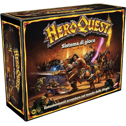 Hasbro Gaming Avalon Hill HeroQuest Gioco da Tavolo Edizione Italiana da 2-5 Giocatori