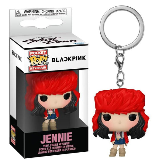 Funko Pop ! Keychain Pocket Blackpink - (Jennie) - Portachiavi Vinyl Figure 4Cm