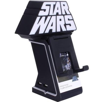 Cable Guys Star Wars Logo Lampada Statuetta Base Ricarica Smartphone Controller
