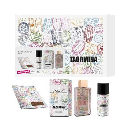 Alviero Martini Cofanetto Taormina Edp 100 ml+Deodorante 150ml+Portapassaporto