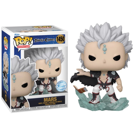 Funko Pop ! Animation Black Clover - (1450) Mars W / Book Special Exm Figure 9Cm