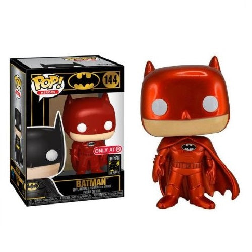 Funko Pop ! Heroes Batman 80Th -(144) Batman Red Suit (Metallic) Special Edition