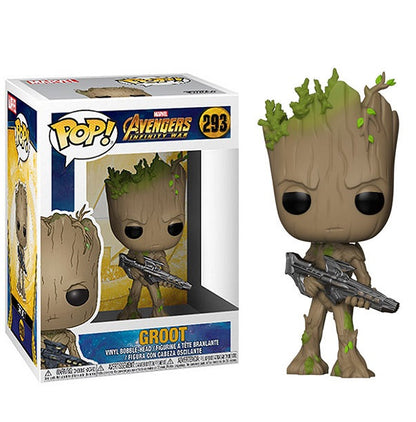 Funko Pop ! Marvel Avengers Infinity War - Groot Bobble (293) Figure Vinyl 9Cm