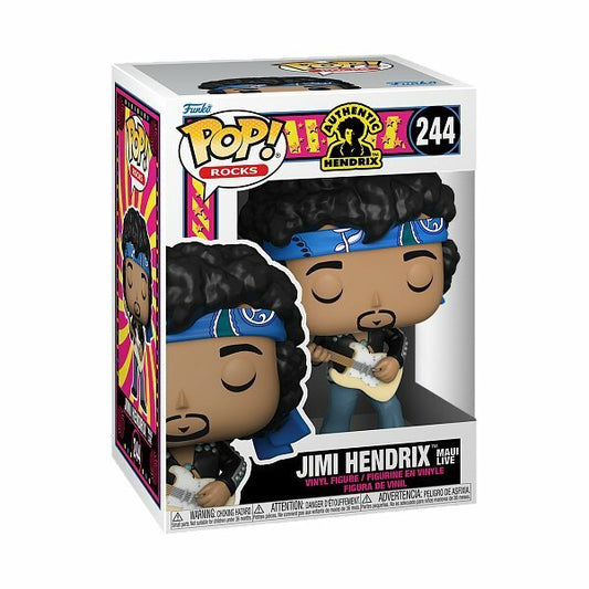 Funko Pop ! Rocks - (244) Jimi Hendrix Live In Maui Jacket Vinyl Figure Live 9Cm